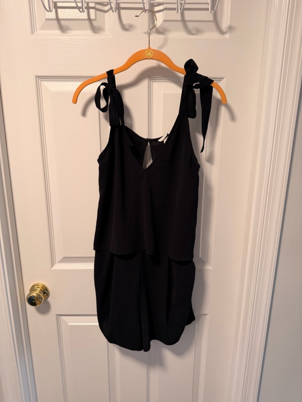 H&M Black Tie-Shoulder Camisole